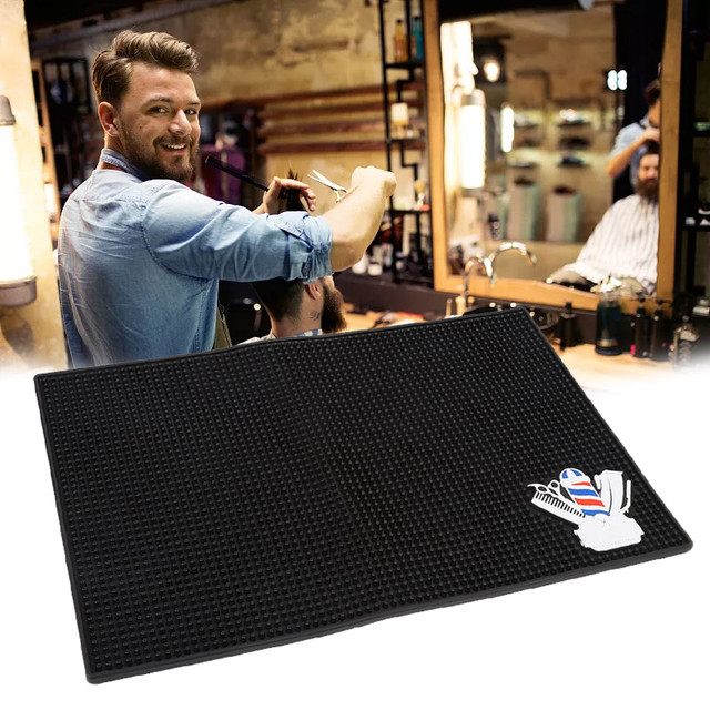 Hairdressing Mat Silicone Dressing Table Pad Hair Styling Station Mat  Barber Anti Slip Countertop Mat Salon